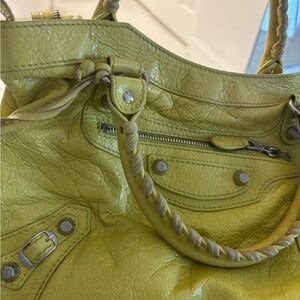 BALENCIAGA The City  Lambskin Handbag